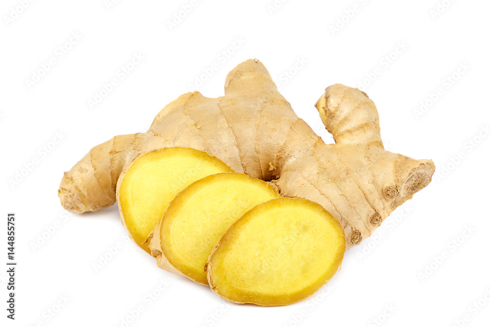Ginger root isolated on a white background Ginger root isolated on a white background