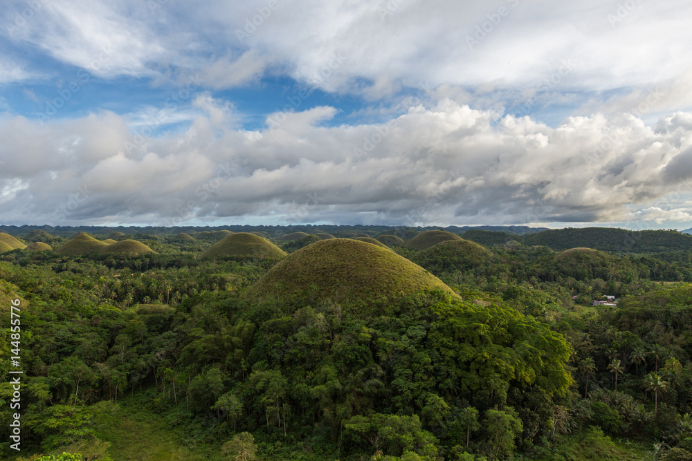 The Chocolate Hills view, Bohol Island, Philippines