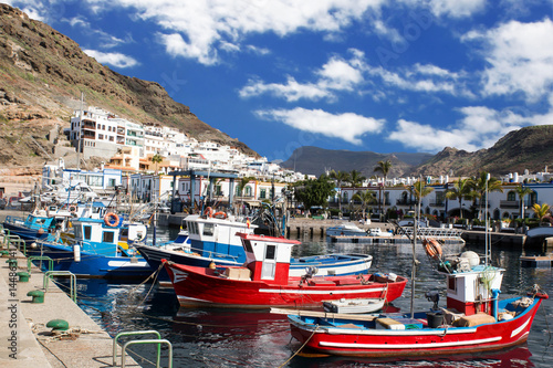 Spanisches Fischerdorf Puerto de Mogan auf Gran Canaria photo
