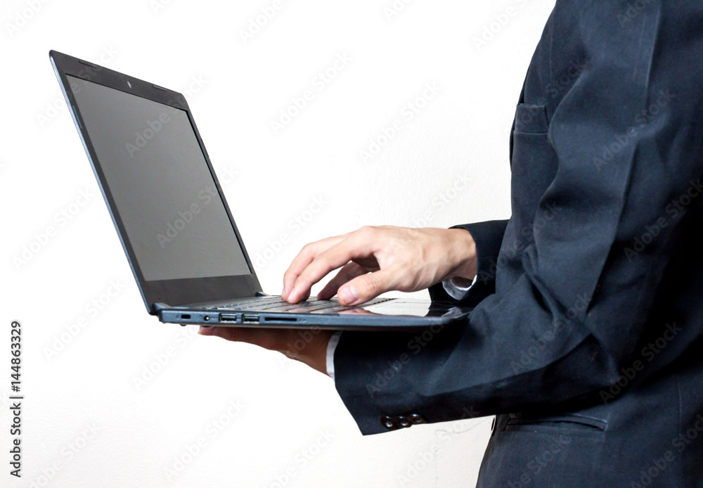 Businessman using a digital tablet Businessman using a digital tablet