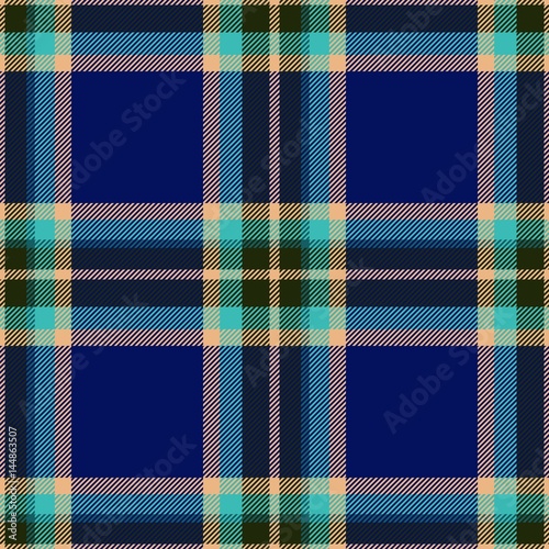 Blue checkered handkerchief