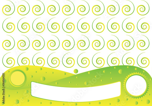 Ornamental biological background