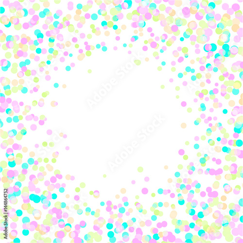 Colorful Vector Explosion of Confetti. Festive Background for Design