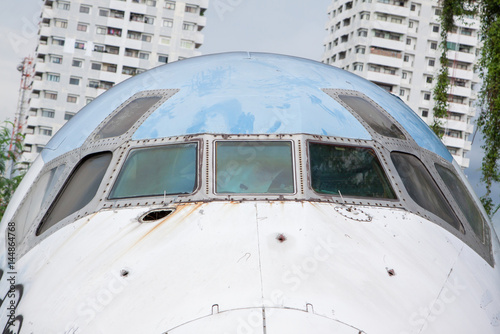 Abandoned Airplane,old crashed plane with,plane wreck tourist attraction,Old plane wreck © nikomsolftwaer