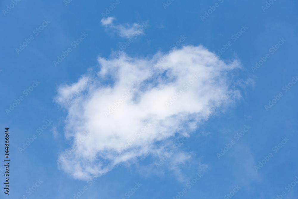 Cloud on the blue sky. Cloud on the blue sky.