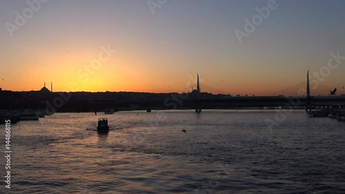 Sunset in Istanbul Turkey