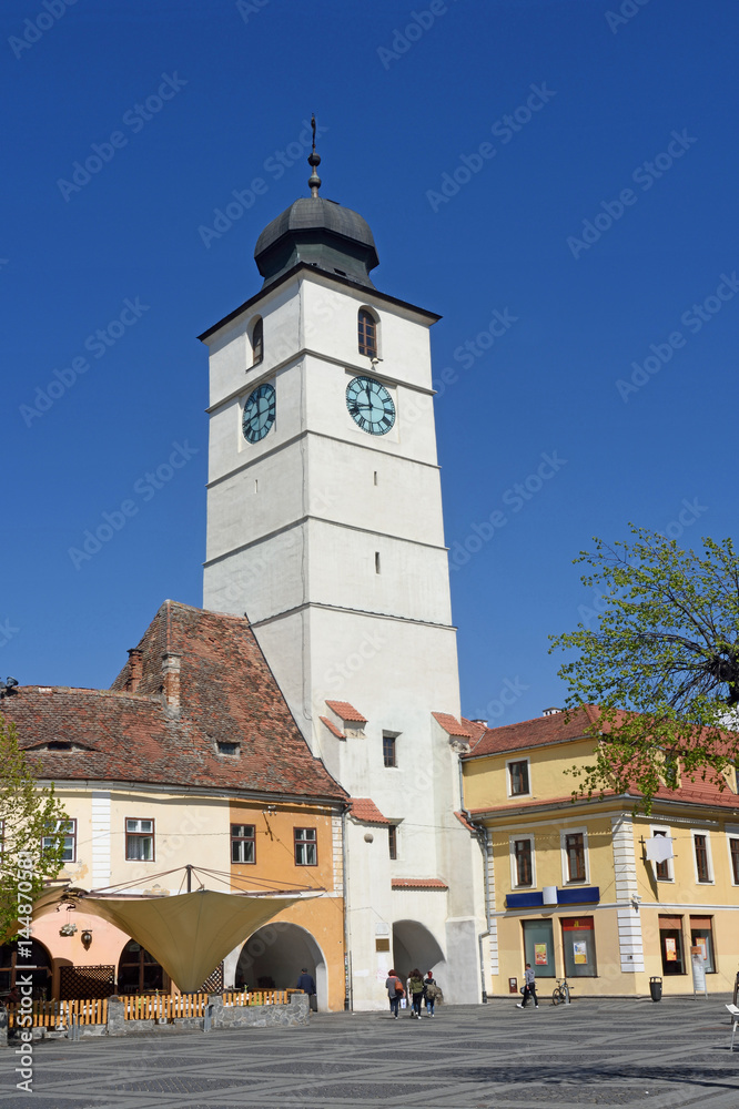Turnul Sfatului of  Sibiu, Transylvania, Romania