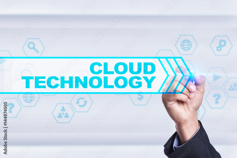 Businessman drawing on virtual screen. cloud technology concept. Businessman drawing on virtual screen. cloud technology concept.
