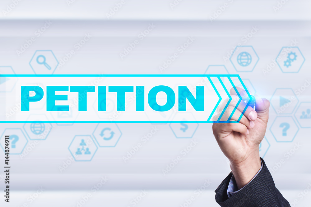 Businessman drawing on virtual screen. petition concept. Businessman drawing on virtual screen. petition concept.