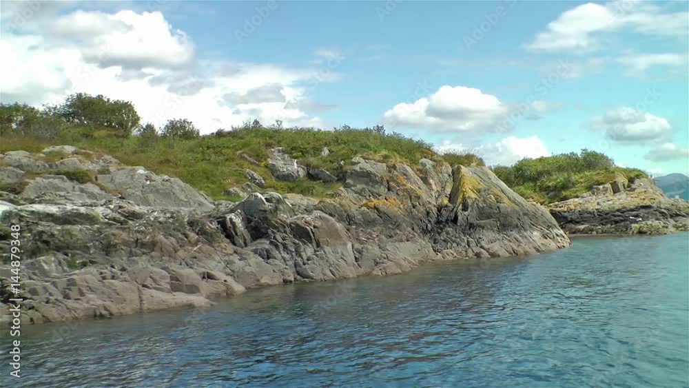 Passing the small islands between Dornie and Kyle of Lochalsh