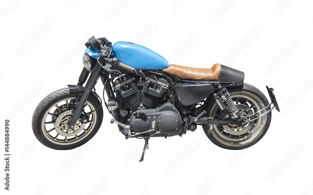 Fototapeta premium Custom motorbike isolated
