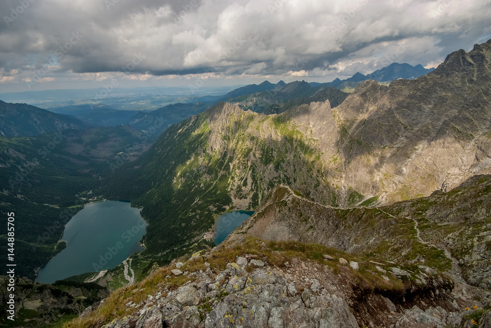 Fototapeta premium Tatry,Mięguszowiecka Przełęcz pod Chłopkiem