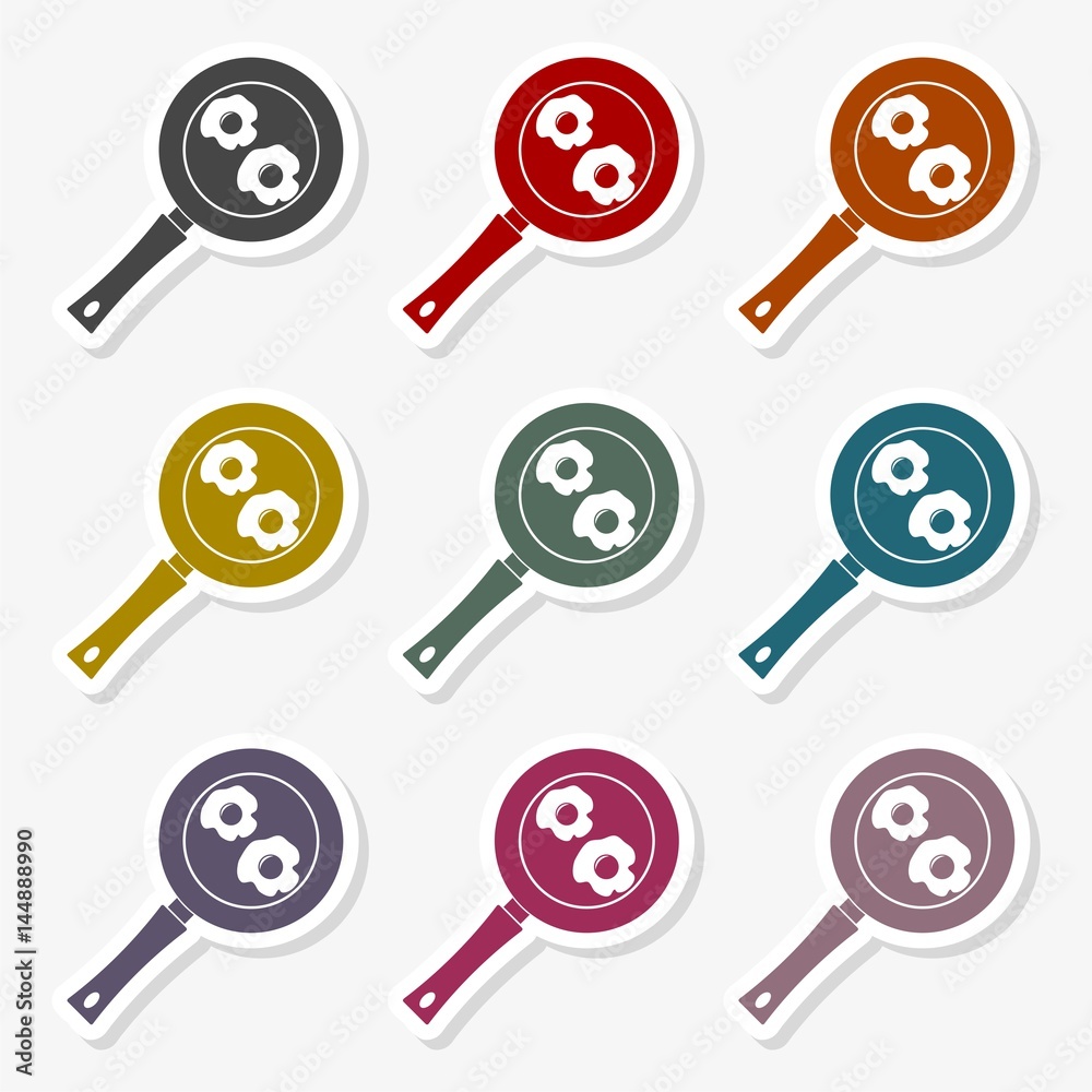 Cooking. Fried Egg Vector - Illustration Cooking. Fried Egg Vector - Illustration