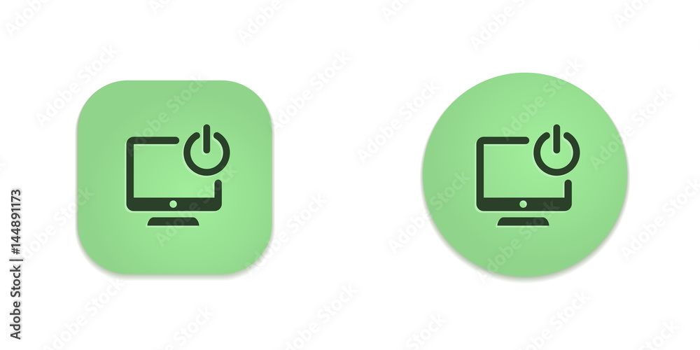 Vector Green Web Buttons Vector Green Web Buttons