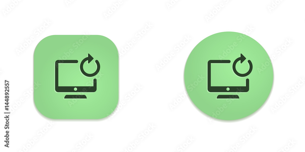 Vector Green Web Buttons Vector Green Web Buttons