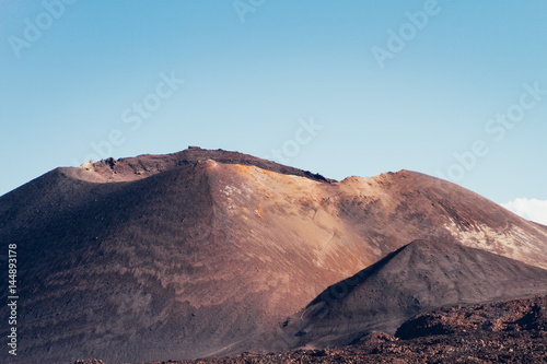 Antofagasta volcano with remains of slag in Catamarca, Argentina