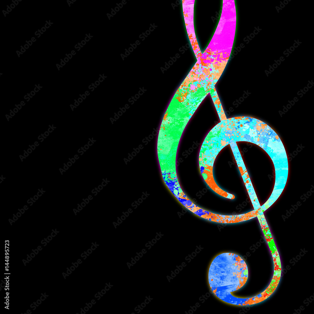 Colorful Musical Notes Colorful Musical Notes