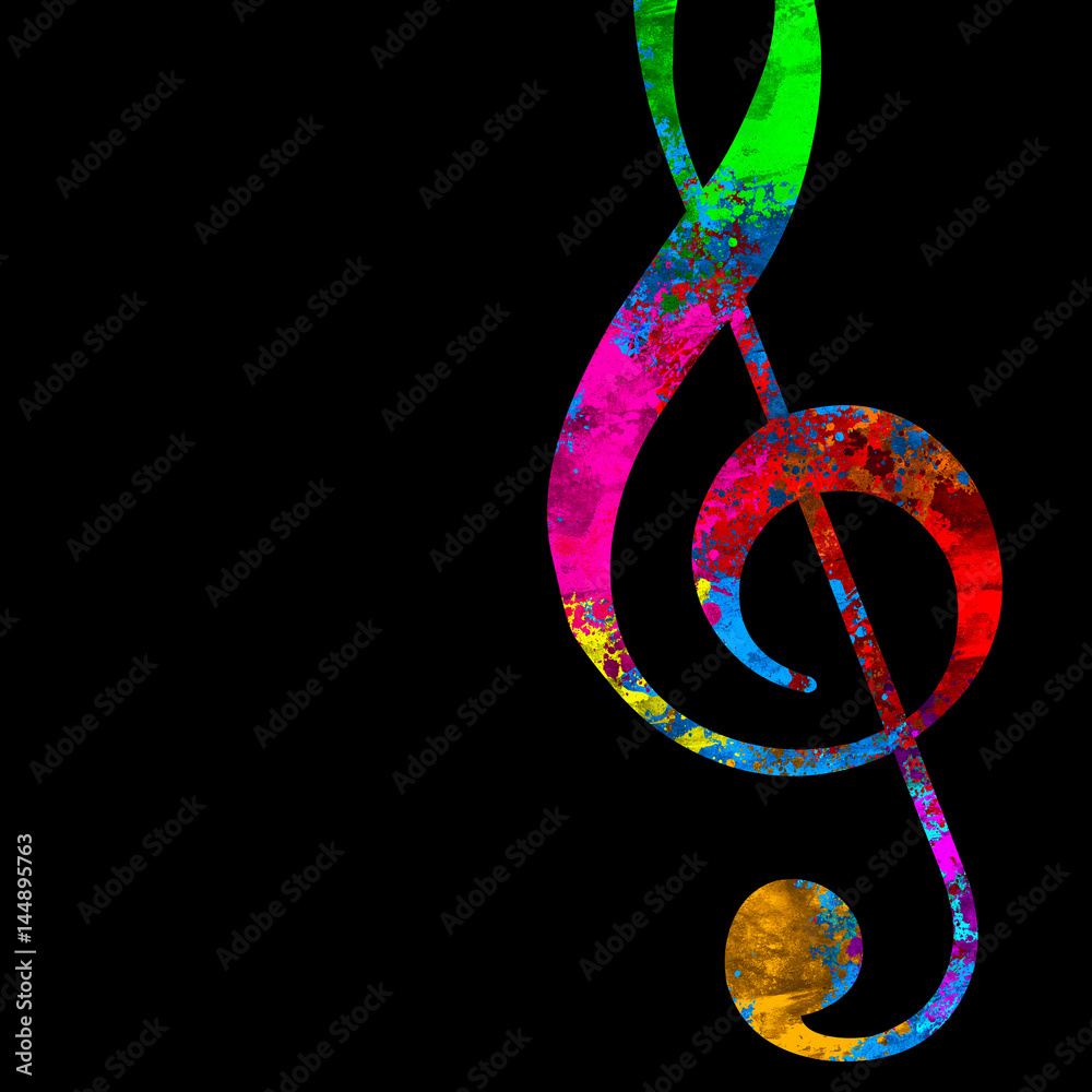 Colorful Musical Notes Colorful Musical Notes