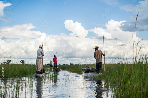 Mokoro Canoe Trip in the Okavango Delta near Maun, Botswana