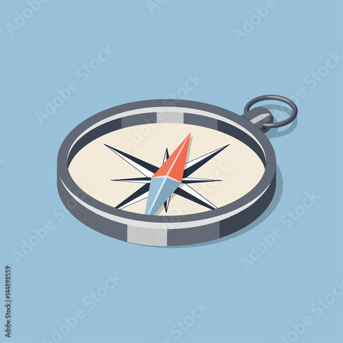 Simple isometric compass.