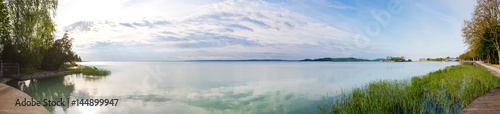 Balaton lake panorama, Balatonfüred, Hungary photo