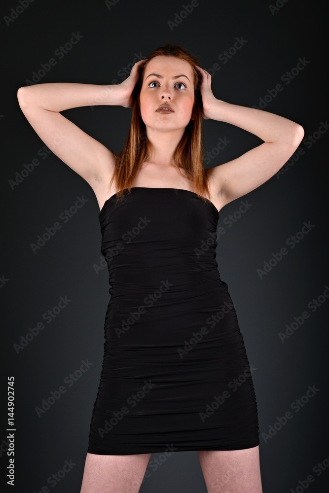 Beautiful smiling woman with clean skin, natural make-up