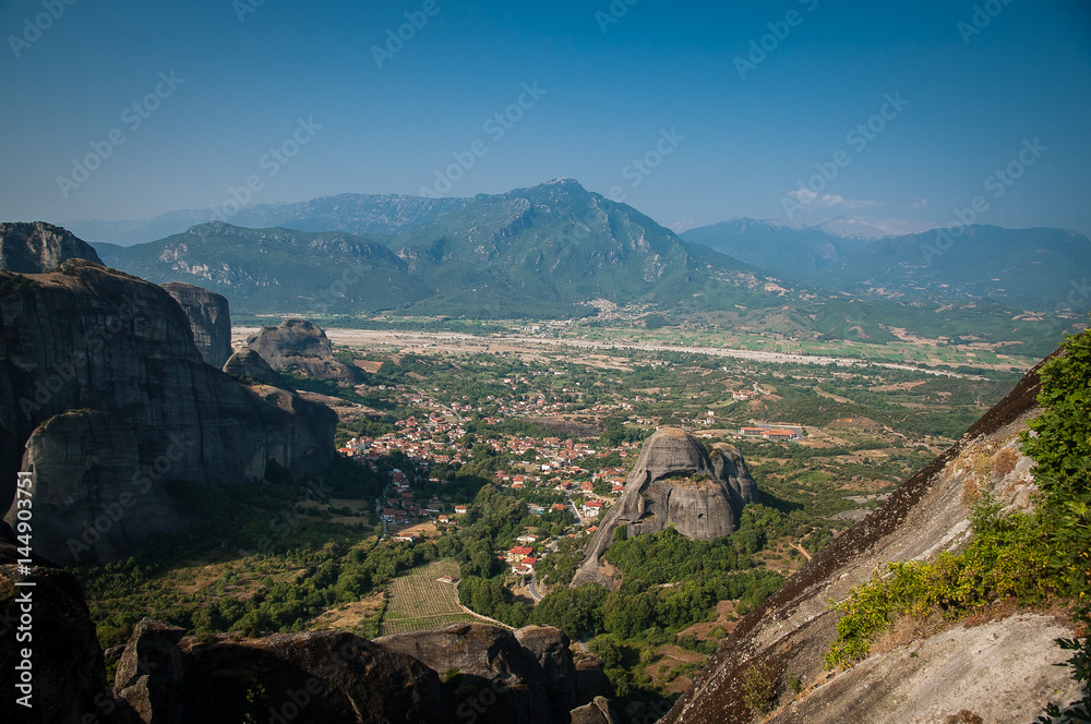 2016, Greece Meteora, beautiful landscape of Meteora monasteries