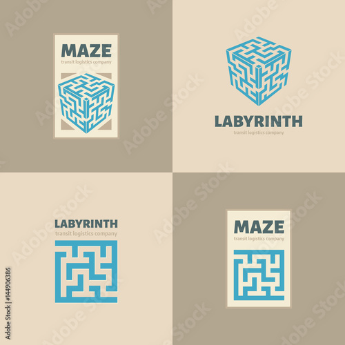 The maze logo
