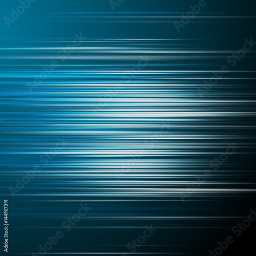Vector illustration of abstract background with horizontal blue lines