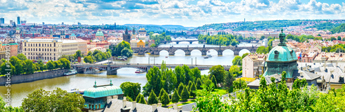 Bridges of Prague and the River Vltava Czech Republic