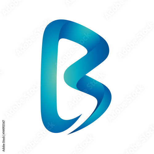 Fototapeta Naklejka Na Ścianę i Meble -  Letter B Logo