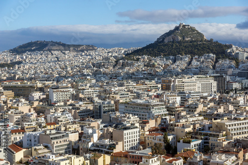 Amazing panorama from Acropolis to city of Athens, Attica, Greece © Stoyan Haytov