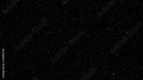 Glowing shimmering stars in space abstract background