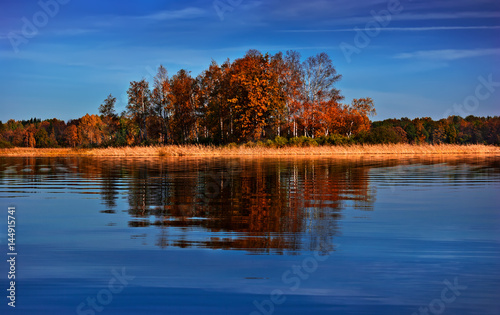 Autumn at lake Seliger