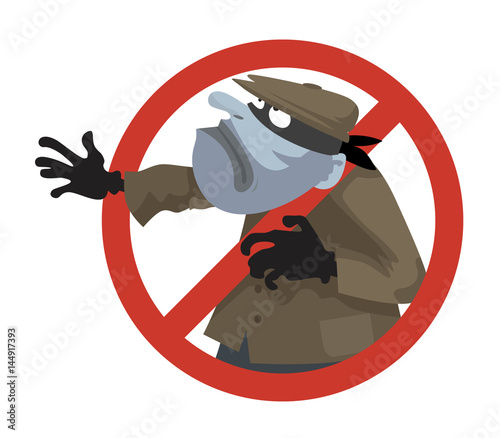 anti theft sign