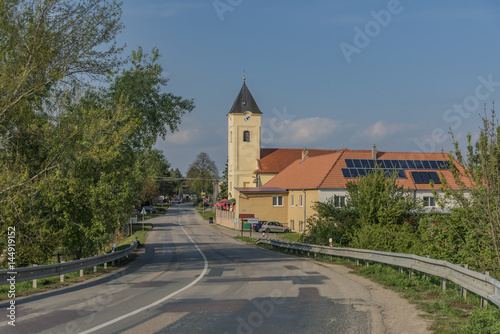 Strachotin village in spring sunny day © luzkovyvagon.cz
