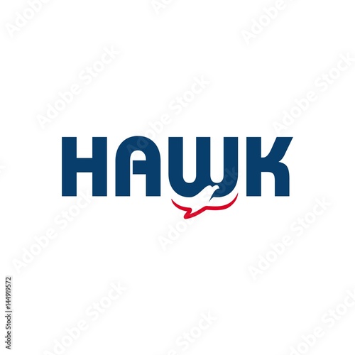 hawk logo vector.