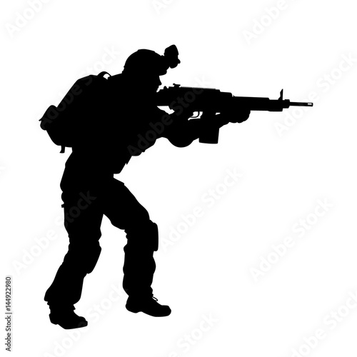 soldier vector silhouette