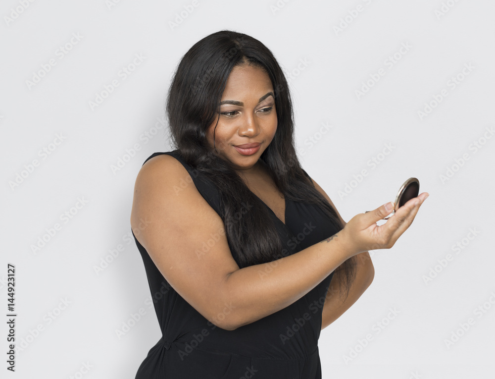African Woman Smiling Portrait Concept
