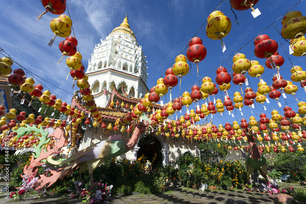 Kek Lok Si Chinese Buddhist Temple Penang Malaysia