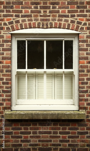 The old house window represent the house decoration and construction concept related idea.