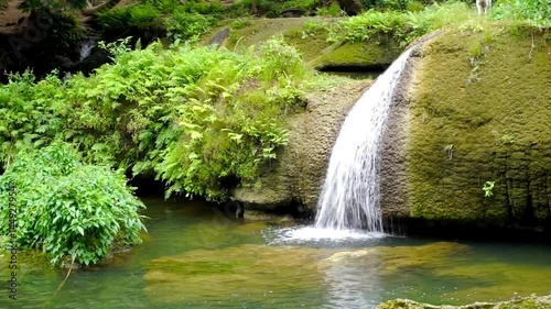 Landscape video, Chet Sao Noi Waterfall National Parkl in rainforest at Saraburi province, Thailand