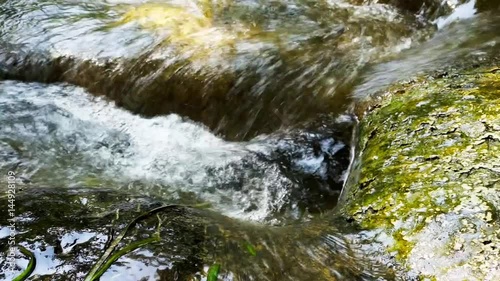 Landscape video, Chet Sao Noi Waterfall National Parkl in rainforest at Saraburi province, Thailand