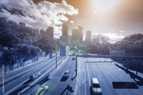Canvas Print Sydney Urban Transport