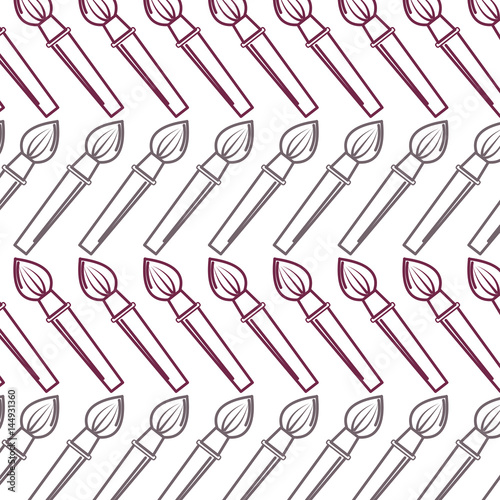 silhouette paint art brush tool design background