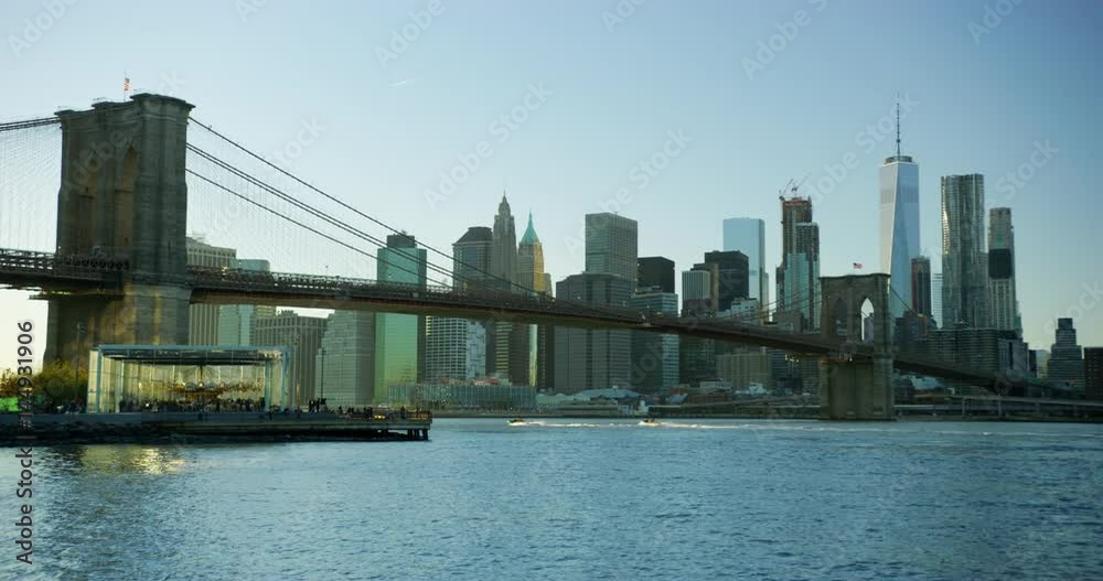 View of Manhattan Skyline. View of Manhattan Skyline.