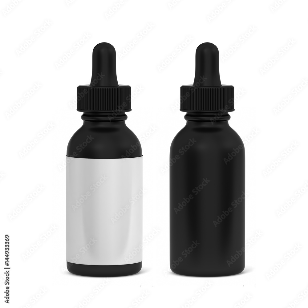 Dropper Bottle Set Colorful on a White. 3d render illustration ready for your design. Dropper Bottle Set Colorful on a White. 3d render illustration ready for your design.