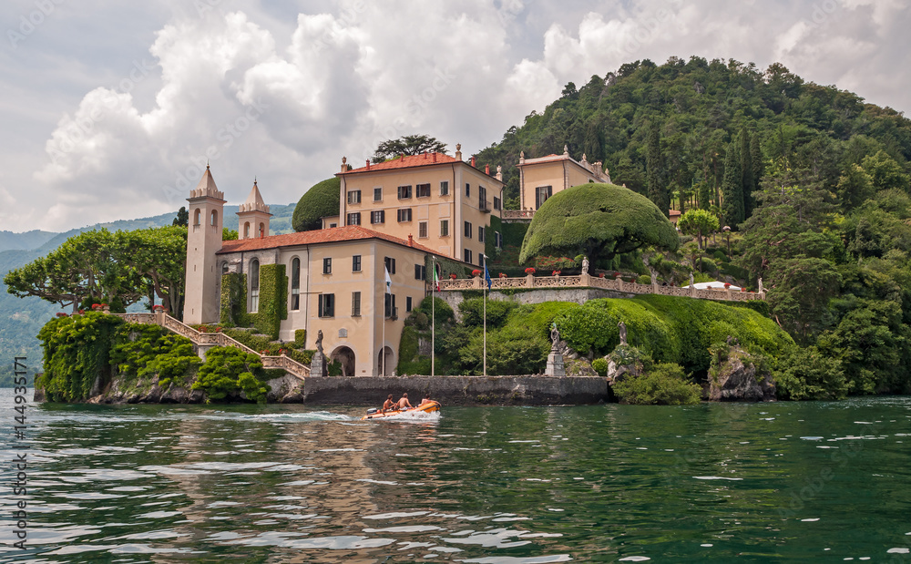 Beautiful villa at Lake Como, Italy.