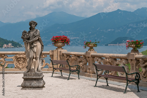 Beautiful villa at Lake Como, Italy.