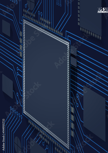 Circuit board vector background. Eps10 Vector illustration.